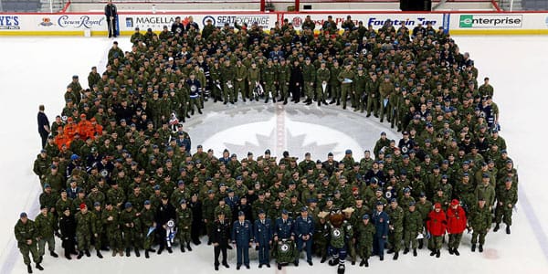 Winnipeg Jets Military Appreciation Night 