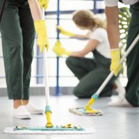 Green floor cleaning