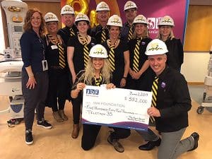 The Great Big Dig Team with Cheque