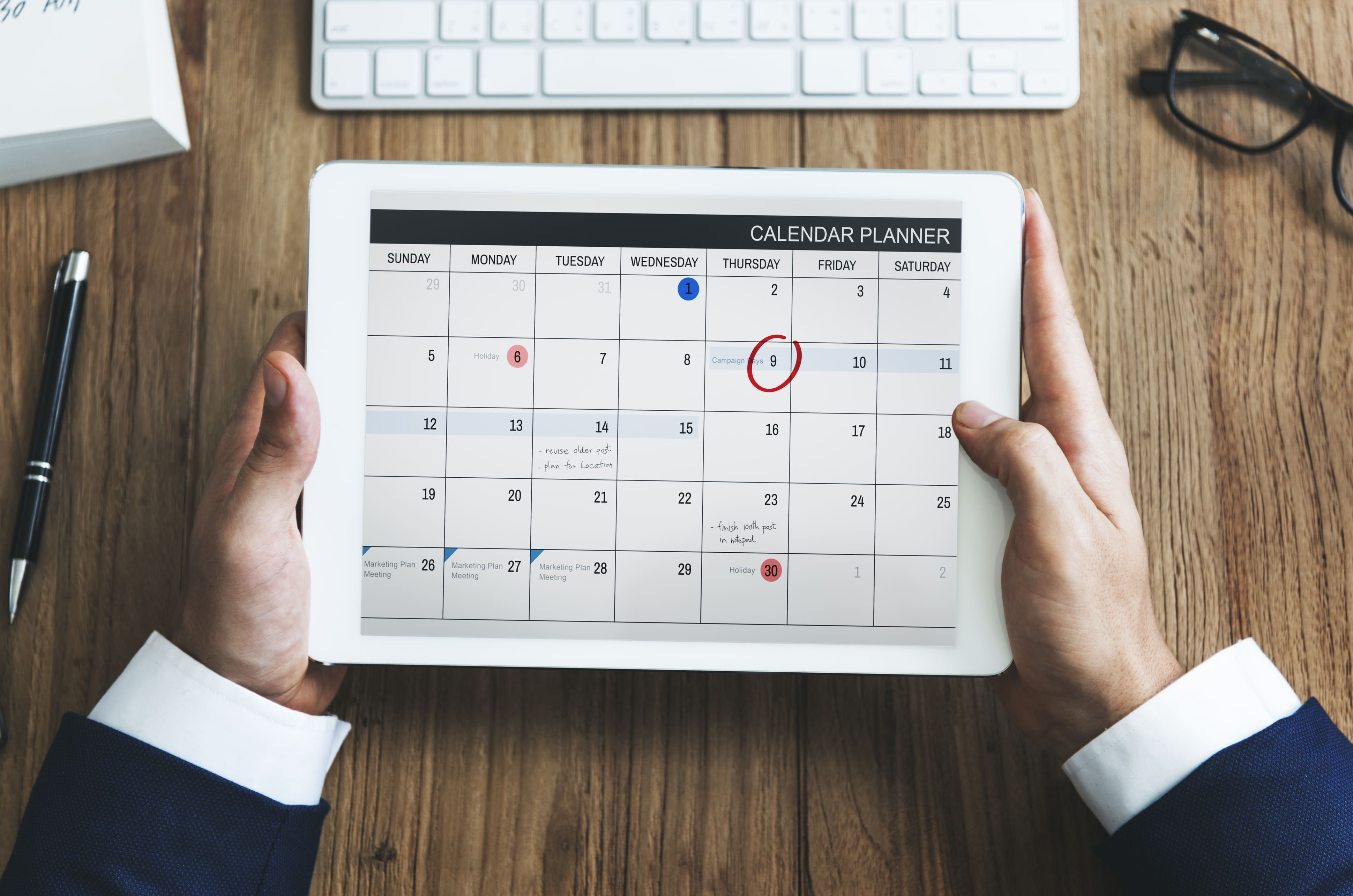 Calendar Appointment Schedule Memo Management Organizer Urgency JaniKing