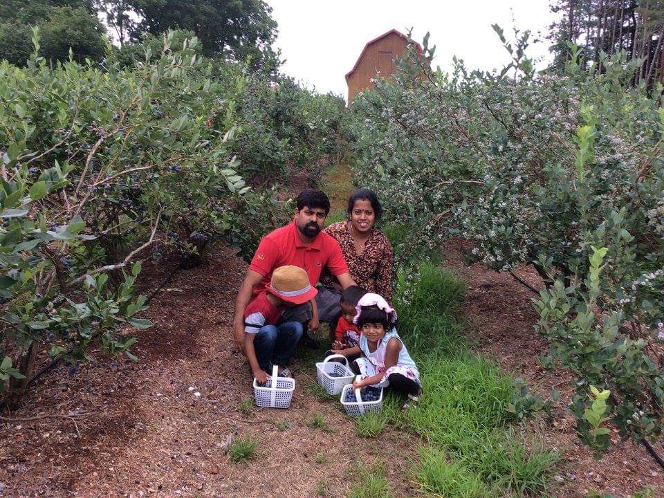 Velraj Yogarasa and family