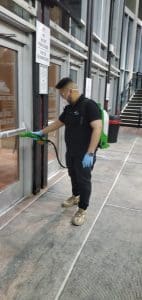 Deep cleaning commercial facility