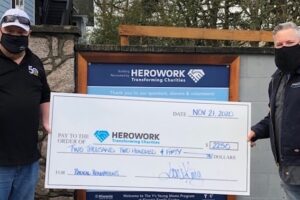 Jani-King of Vancouver Island makes donation to HeroWork