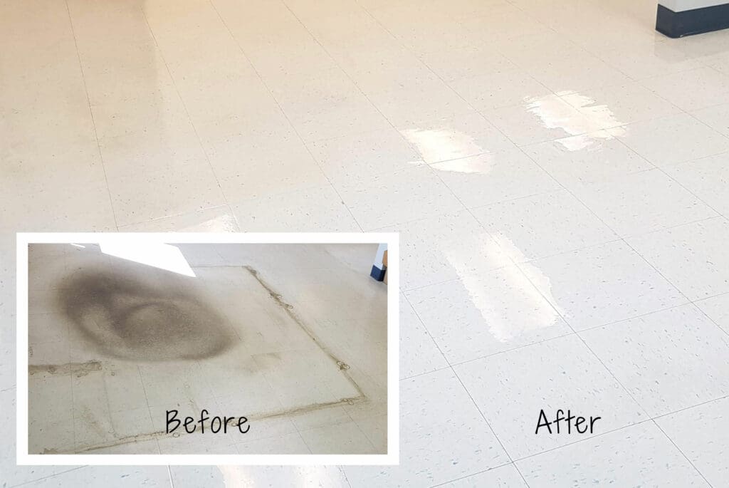 Jani-King floor refinishing