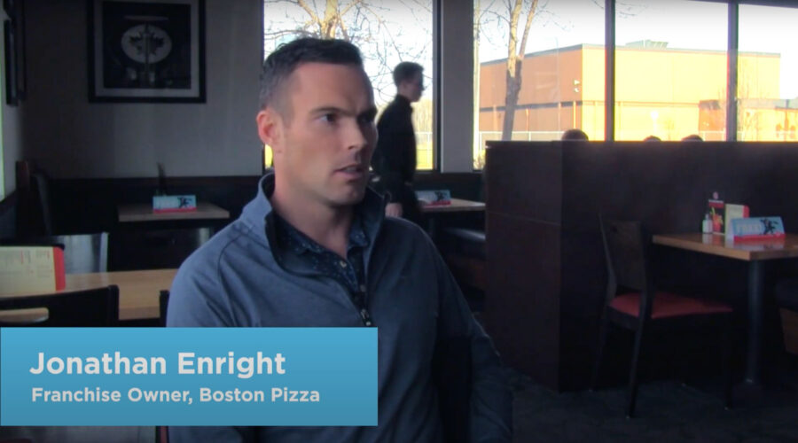 Jonathan Enright, Boston Pizza Manitoba