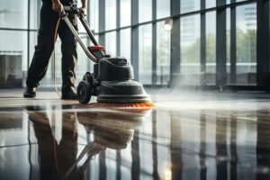 Leave the winter snow and slush outside with professional floor cleaning.