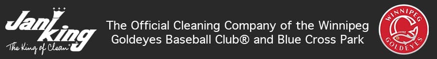 Official Cleaning Company of the Winnipeg Goldeyes and Blue Cross Park