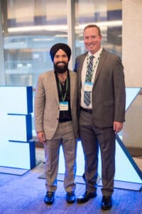 Manjinder and Nathan at BOMEX Vancouver